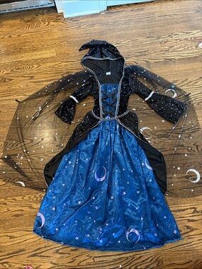 Spirit Black and Blue Moonlight Witch Costume